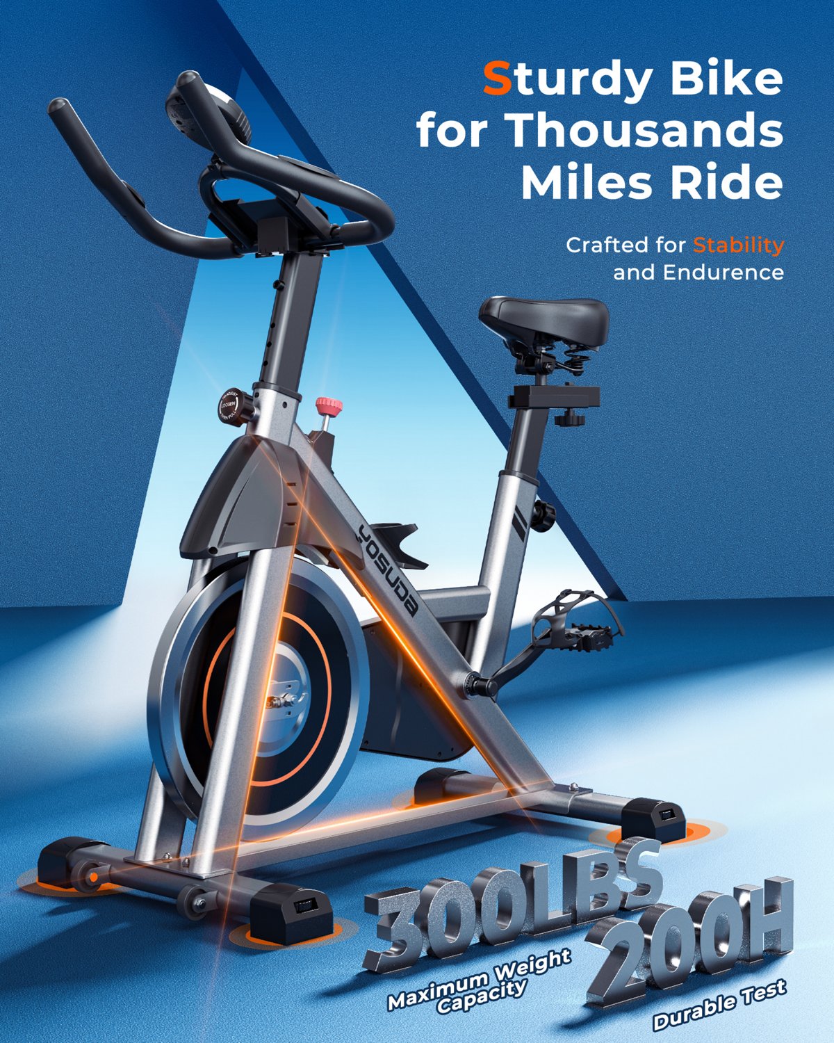 YOSUDA Indoor Cycling Bike - view number 6