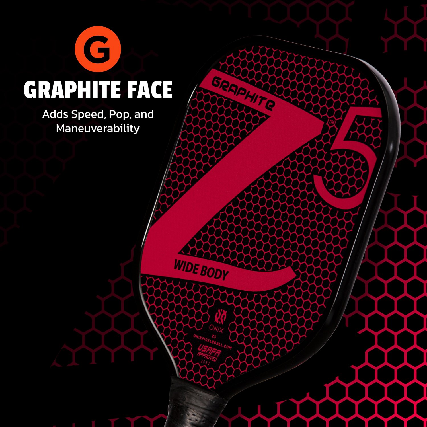Onix Graphite Z5 Pickleball Paddle                                                                                               - view number 4