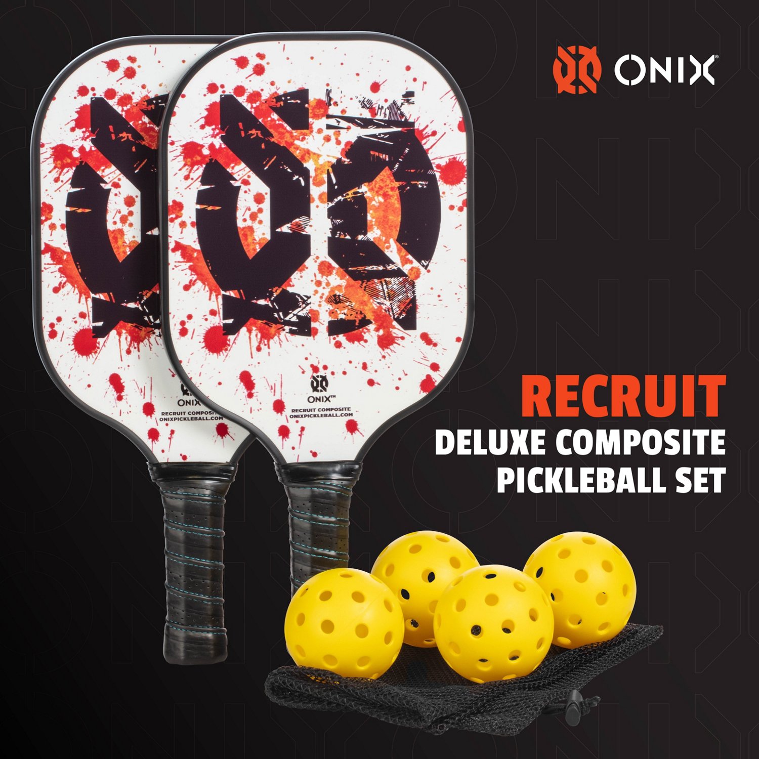 Onix Recruit Deluxe Composite Pickleball Set                                                                                     - view number 4