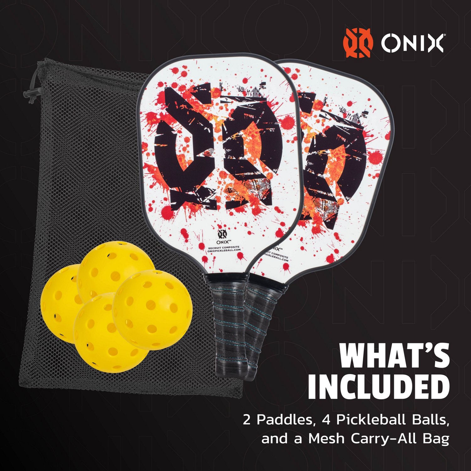 Onix Recruit Deluxe Composite Pickleball Set                                                                                     - view number 5