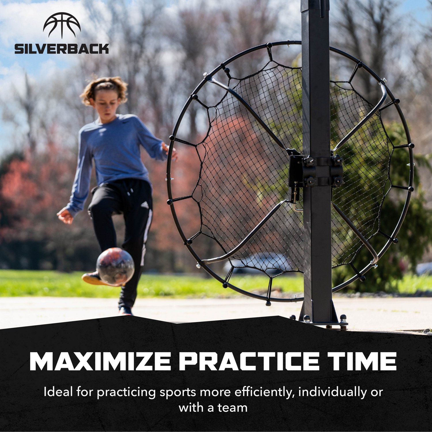 Silverback Training Rebound Passback Net                                                                                         - view number 3