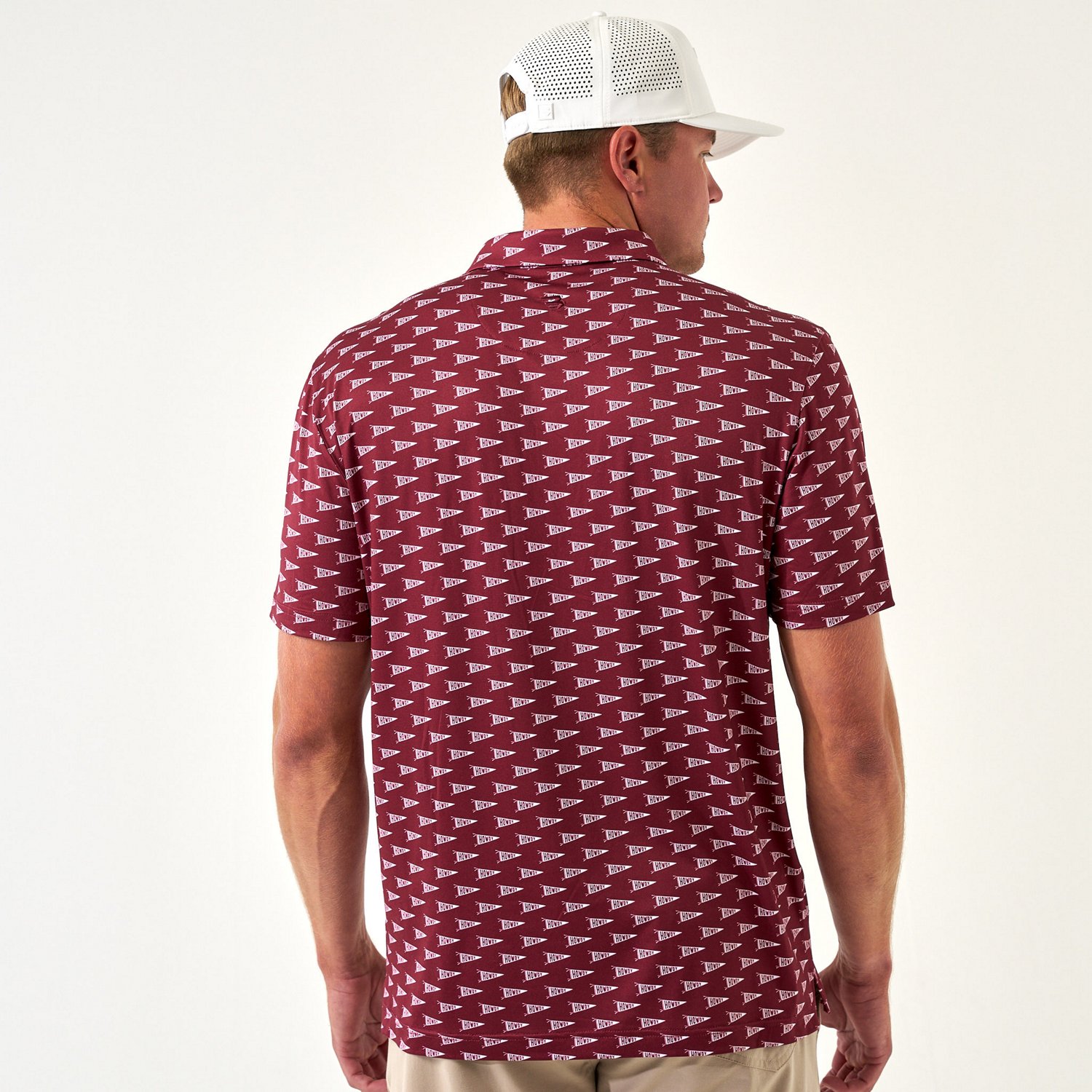 BURLEBO Men's Texas Pride Performance Polo Shirt - view number 3