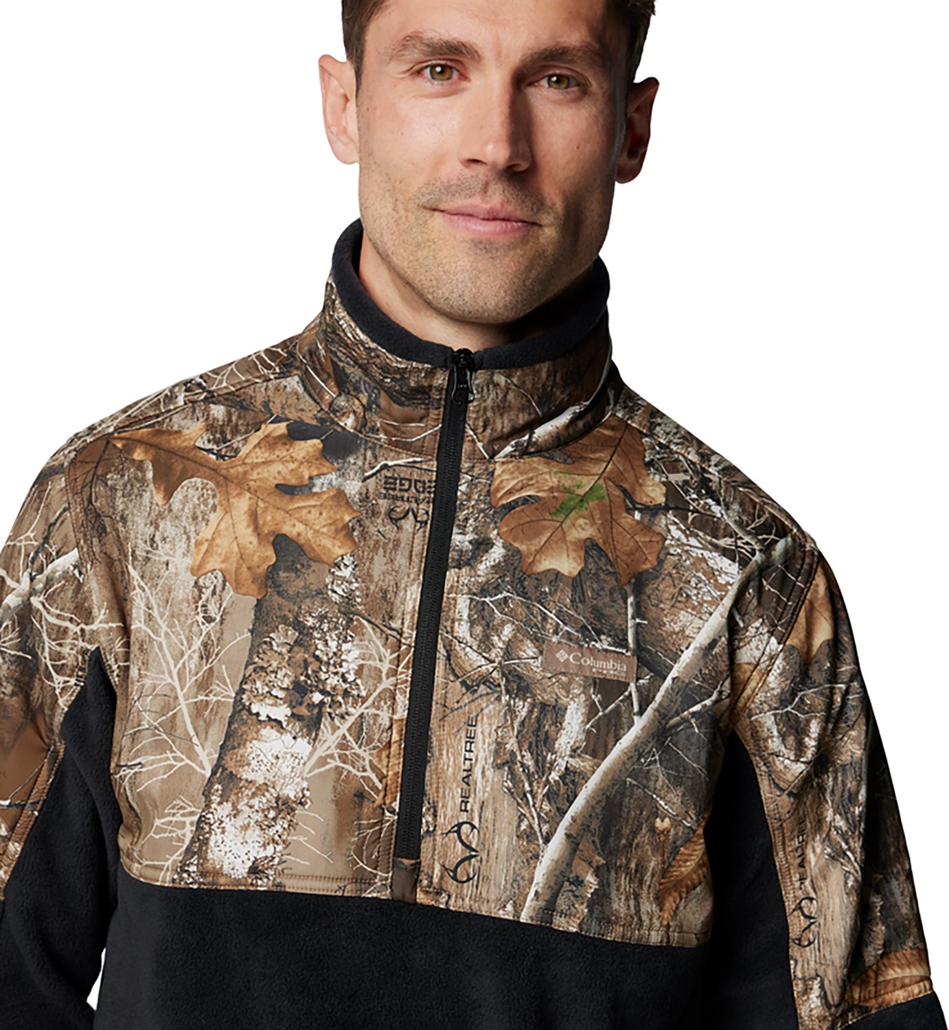 Columbia Sportswear Men's PHG Fleece Overlay 1/4 Zip Pullover - view number 4