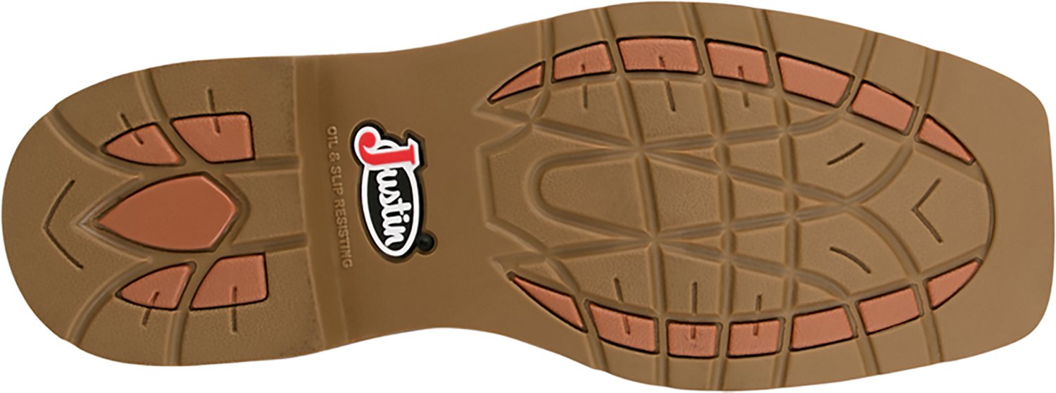 Justin Men's Stampede Daywork Steel Toe Work Boots - view number 7