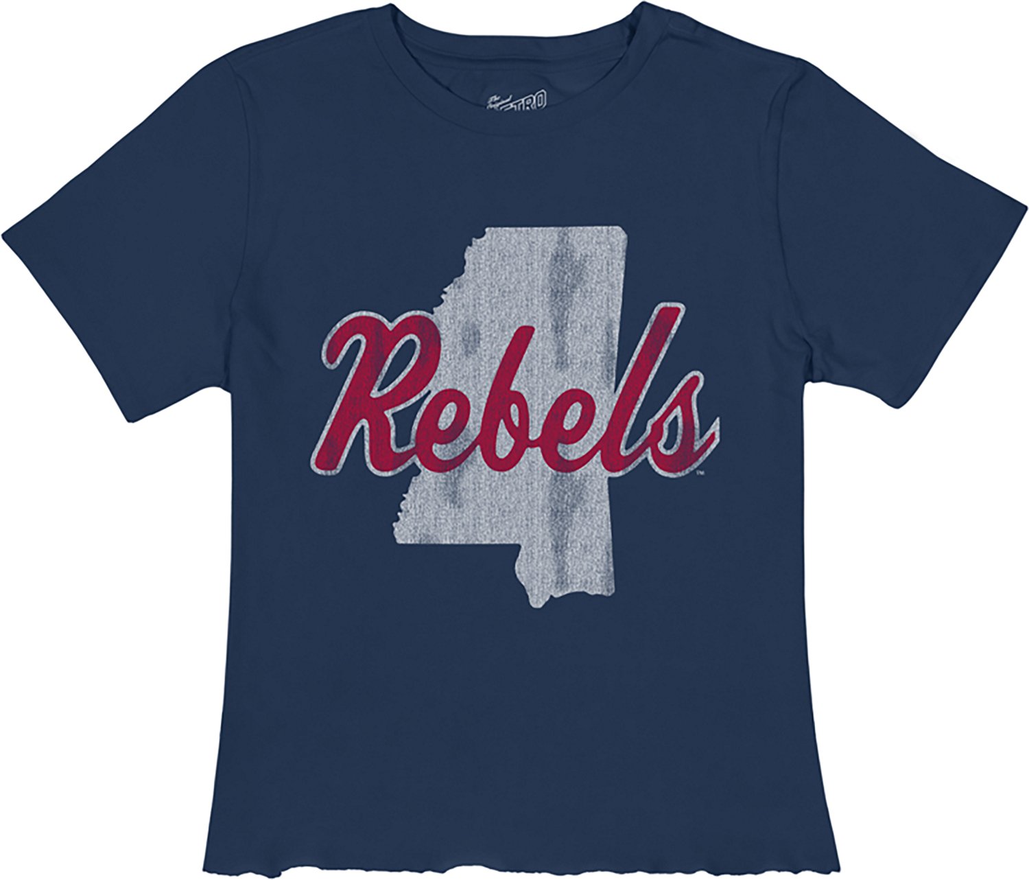 WILDCAT RETRO Women's Ole Miss State Script Meet and Greet T-shirt - view number 2
