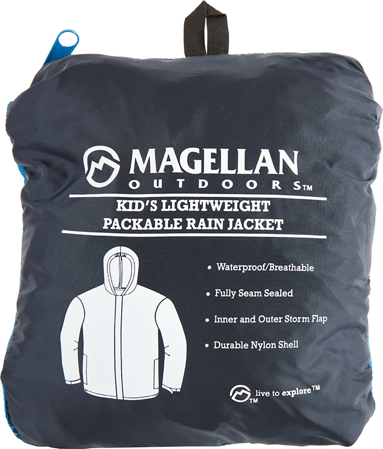 Magellan Outdoors Kids' Packable Rain Jacket - view number 3