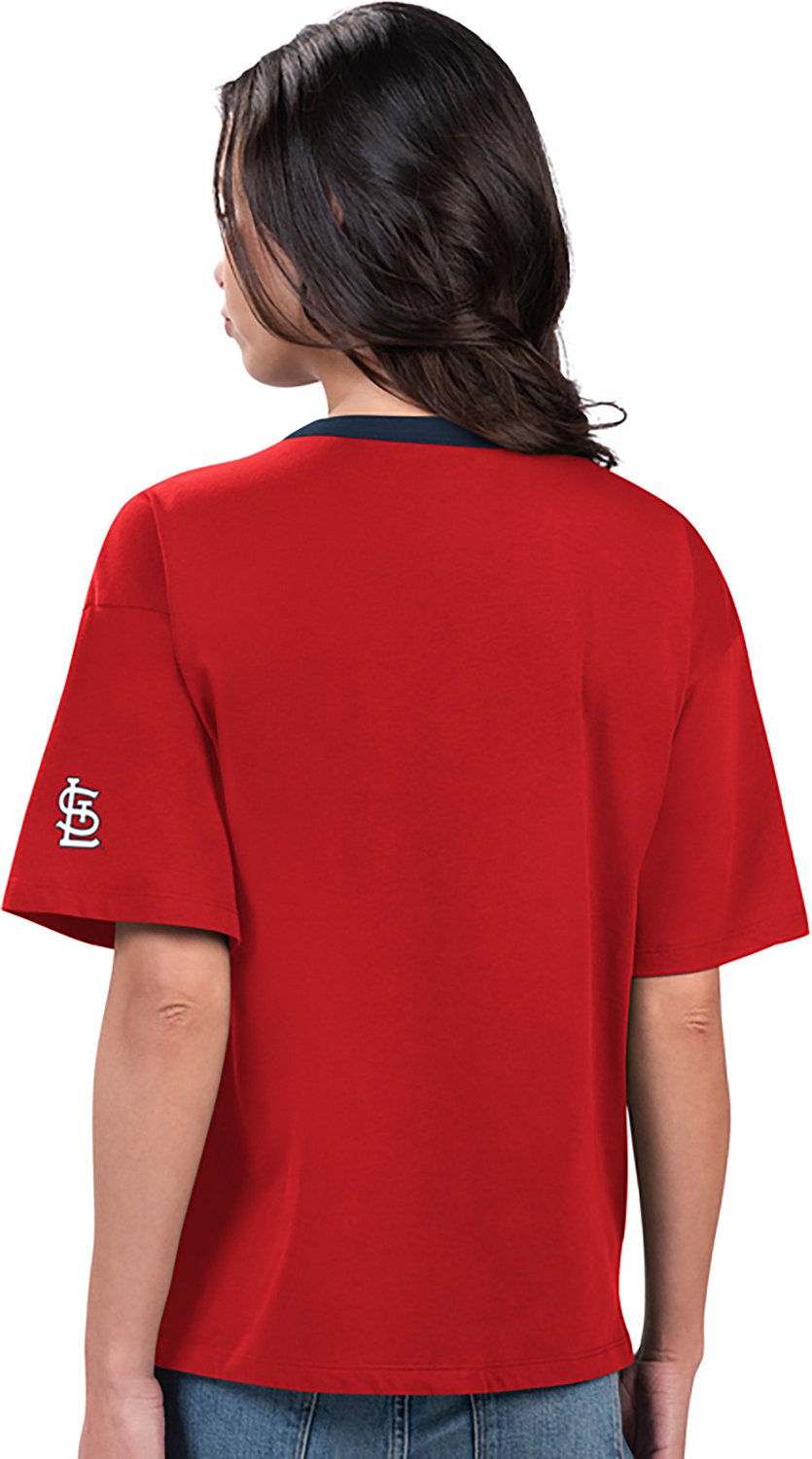 G-III for Her Women's St. Louis Cardinals MVP Oversize Short Sleeve T-shirt - view number 2