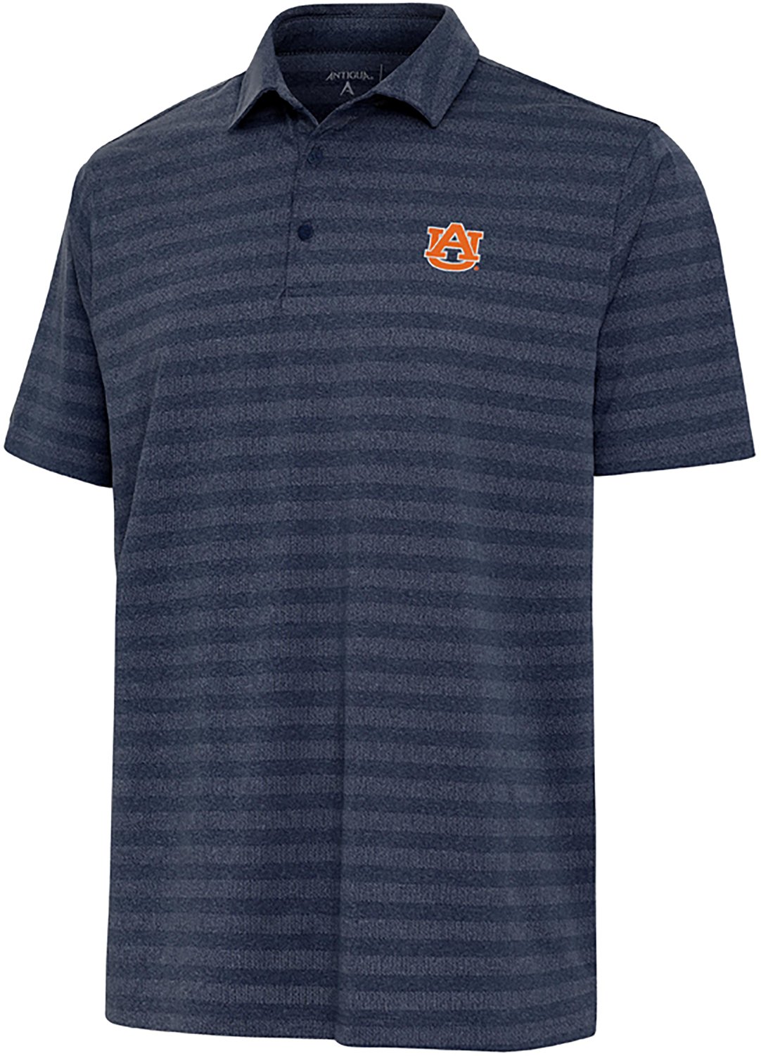Antigua Men's Auburn University Tigers Urge Stripe Short Sleeve Polo Shirt
