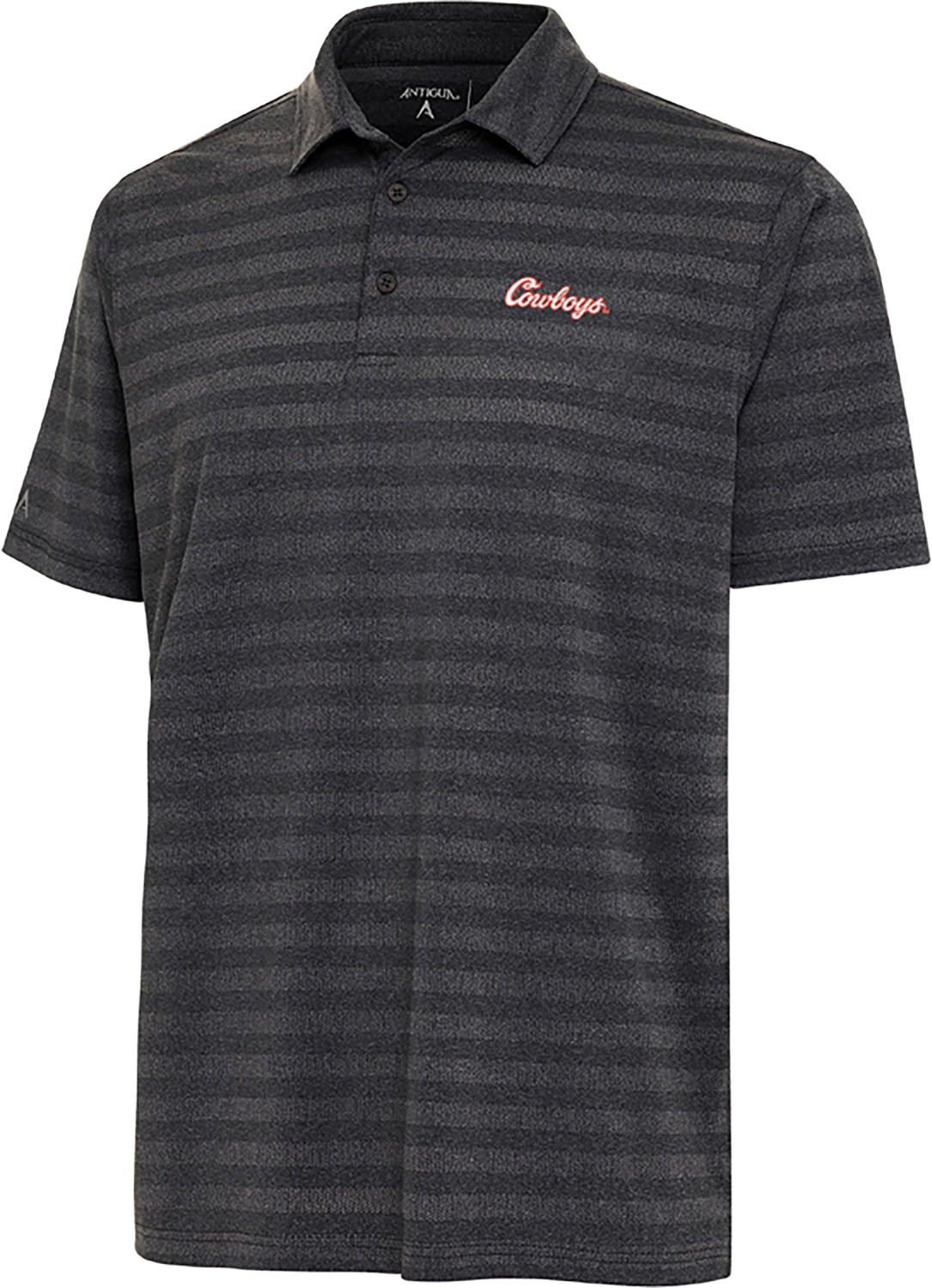 Antigua Men's University of Oklahoma Sooners Urge Stripe Short Sleeve Polo Shirt