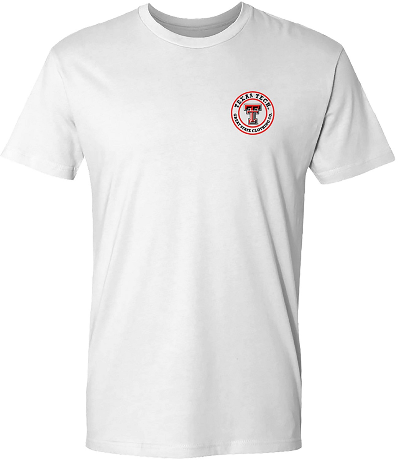 Great State Men's Texas Tech Red Raiders Vintage Flag Short Sleeve T-shirt