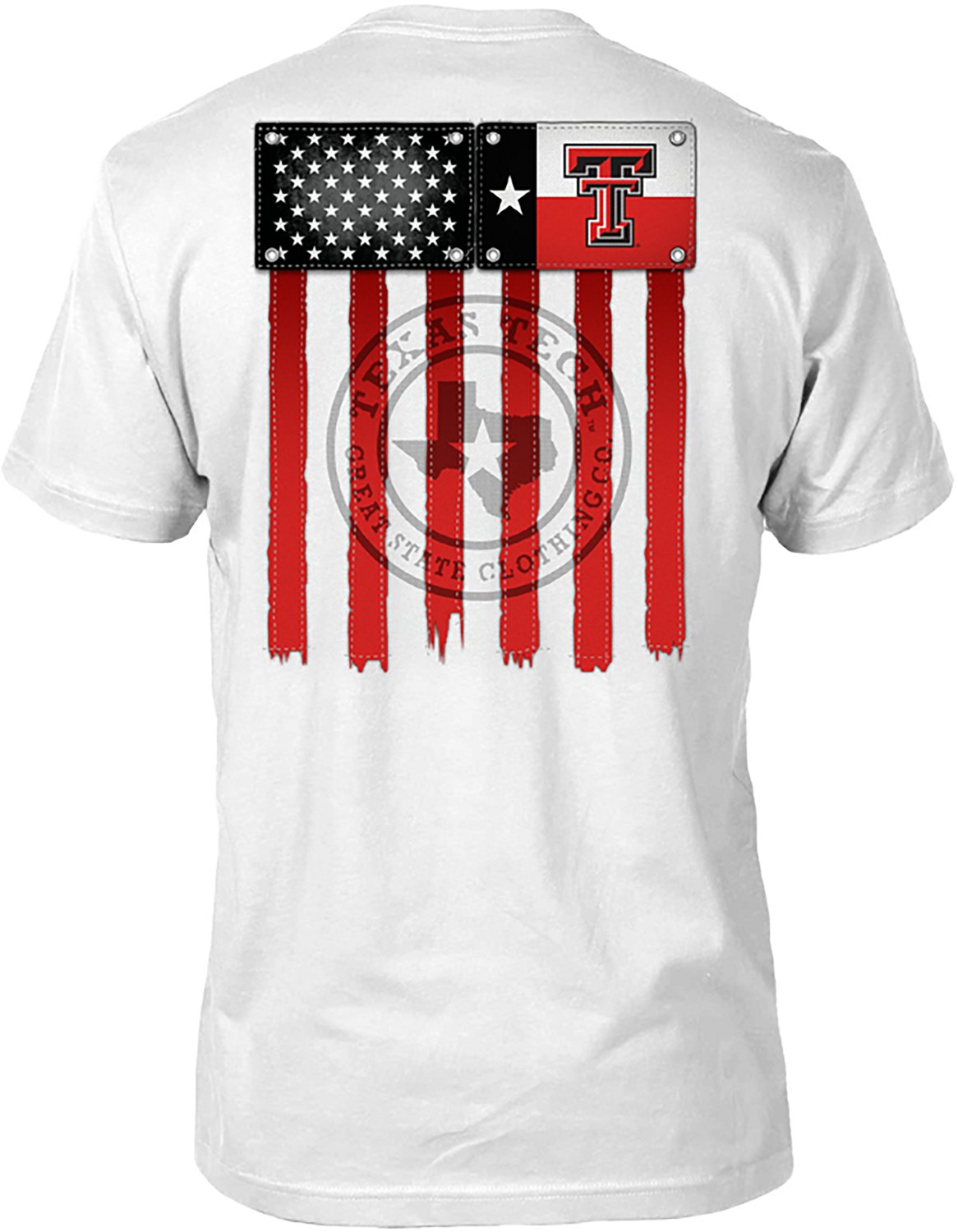 Great State Men's Texas Tech Red Raiders Vintage Flag Short Sleeve T-shirt - view number 2