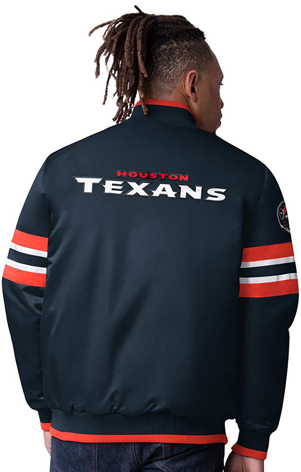 Starter Men's Houston Astros Scout I Varsity Jacket  - view number 2