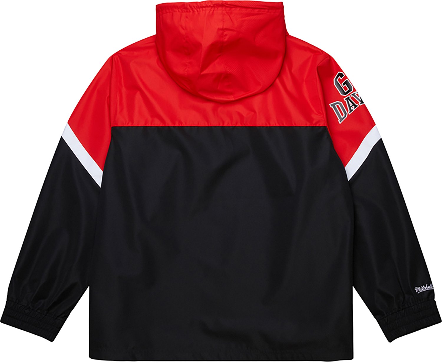 Mitchell & Ness Men's University of Georgia Tie Breaker Lightweight Anorak Jacket - view number 2