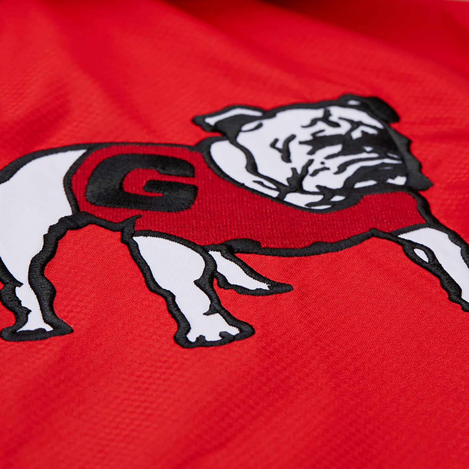 Mitchell & Ness Men's University of Georgia Tie Breaker Lightweight Anorak Jacket - view number 3