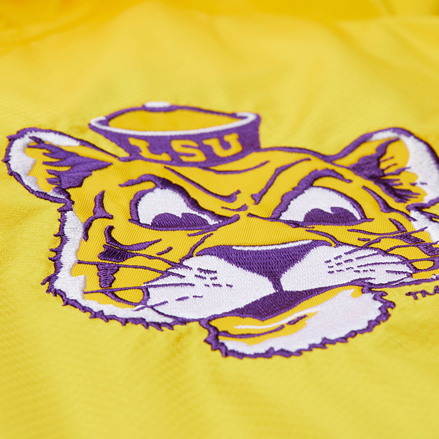 Mitchell & Ness Men's Louisiana State University Tie Breaker Lightweight Anorak Jacket - view number 3
