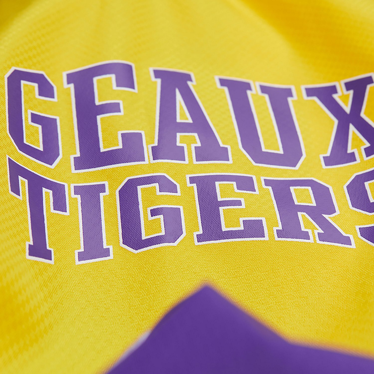 Mitchell & Ness Men's Louisiana State University Tie Breaker Lightweight Anorak Jacket - view number 4