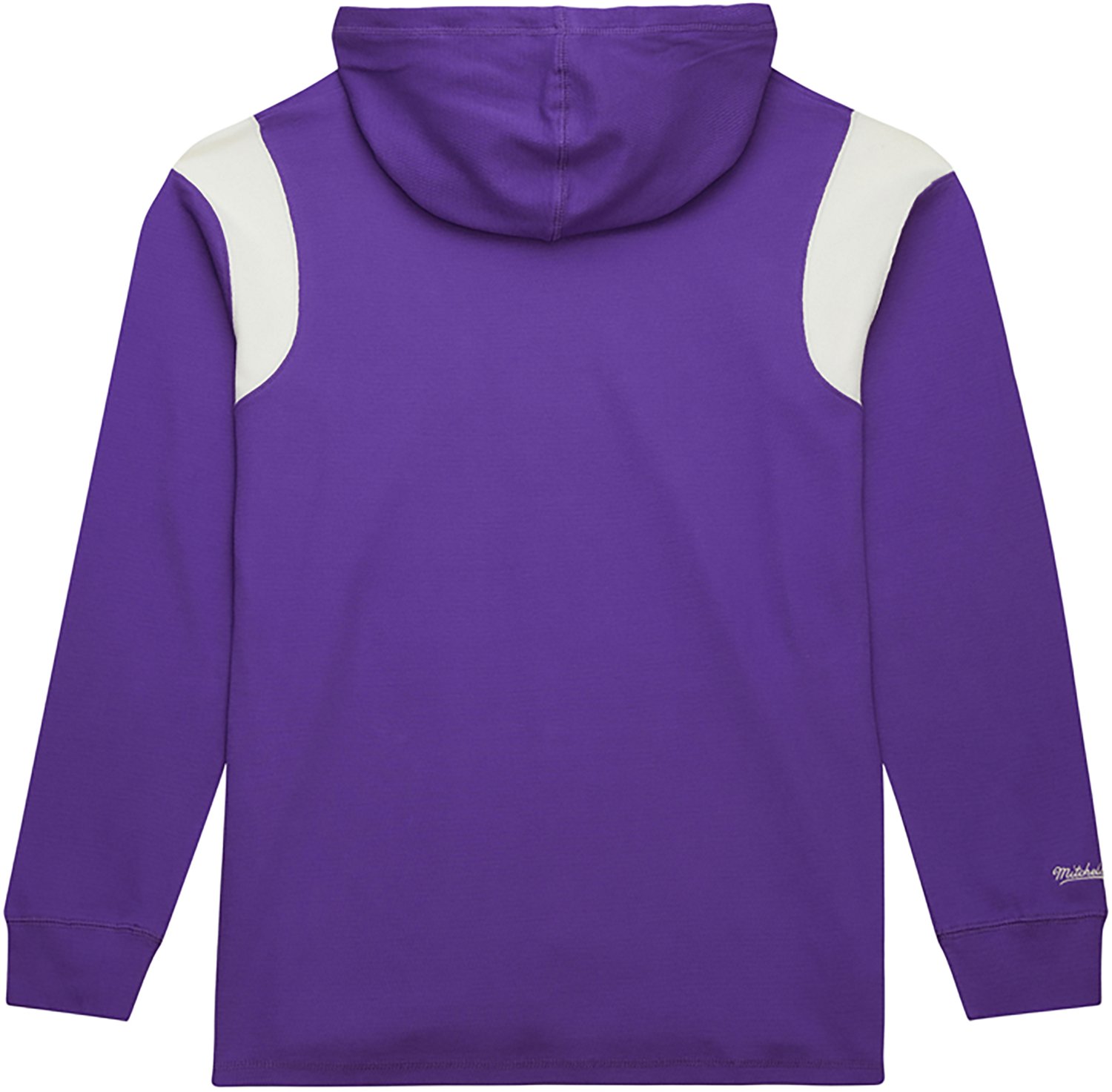 Mitchell & Ness Men's Louisiana State University Vintage Logo Thermal Lightweight Hoodie - view number 2