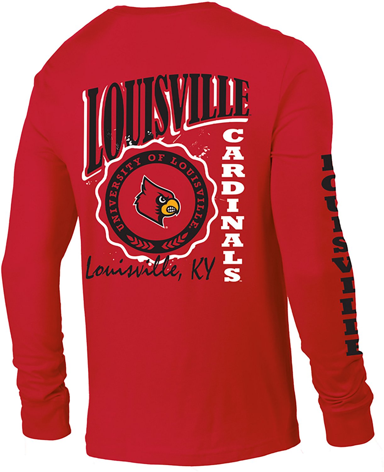 Champion Men's Louisville 3 Hits Stadium Long Sleeve T-shirt - view number 2