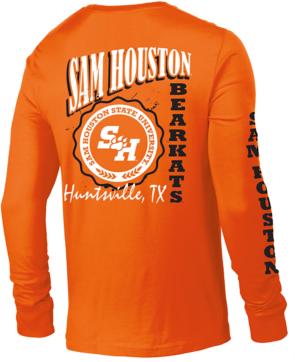 Champion Men's Sam Houston State 3 Hits Stadium Long Sleeve T-shirt - view number 2