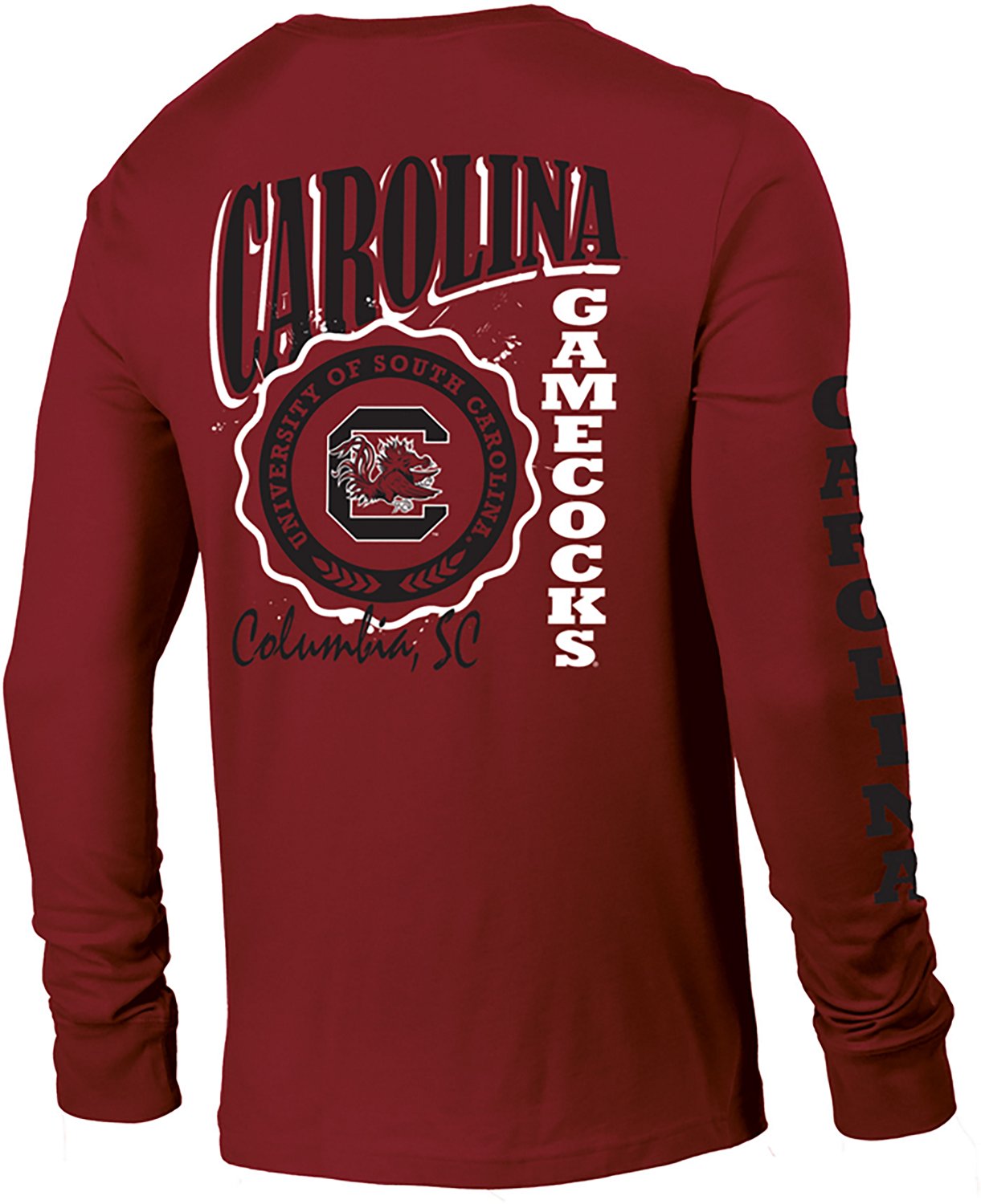 Champion Men's South Carolina 3 Hits Stadium Long Sleeve T-shirt - view number 2