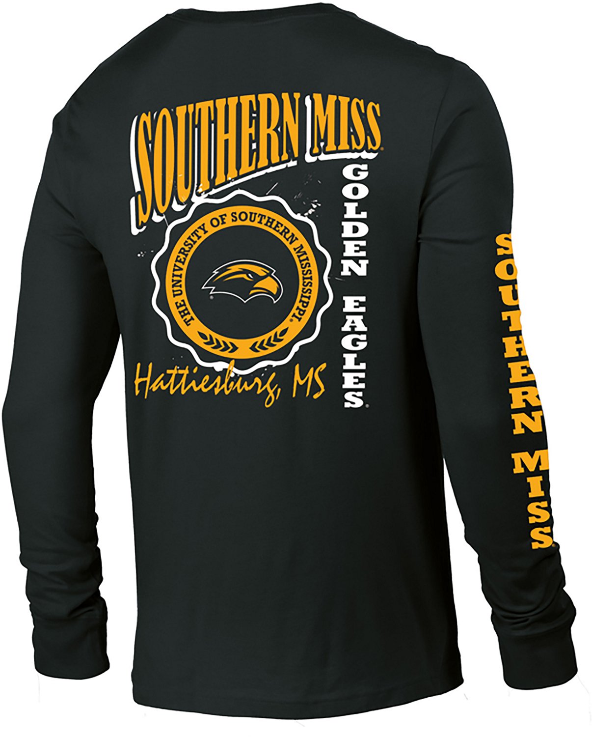 Champion Men's Southern Miss 3 Hits Stadium Long Sleeve T-shirt - view number 2