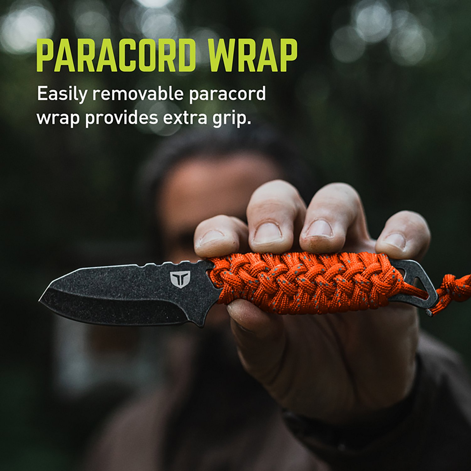 True NEKKID 2.4" Fixed Blade Skeletal Paracord Handle Knife and Sheath - view number 5