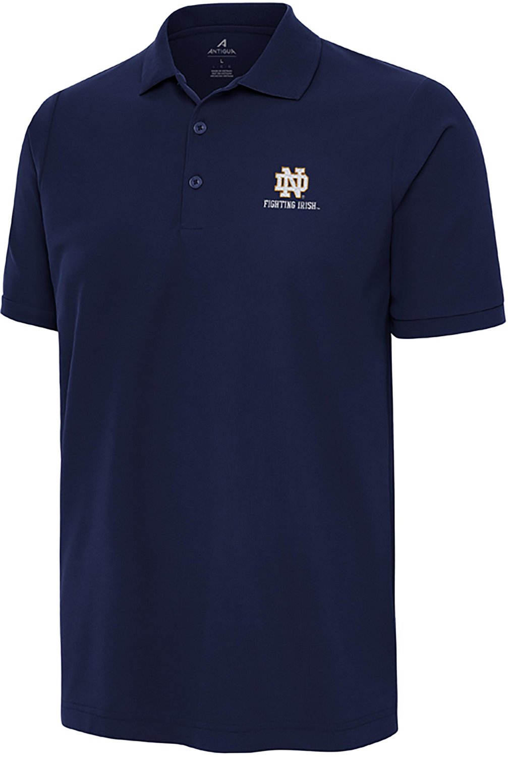 Antigua Men's Notre Dame Legacy Pique Polo Shirt - view number 2
