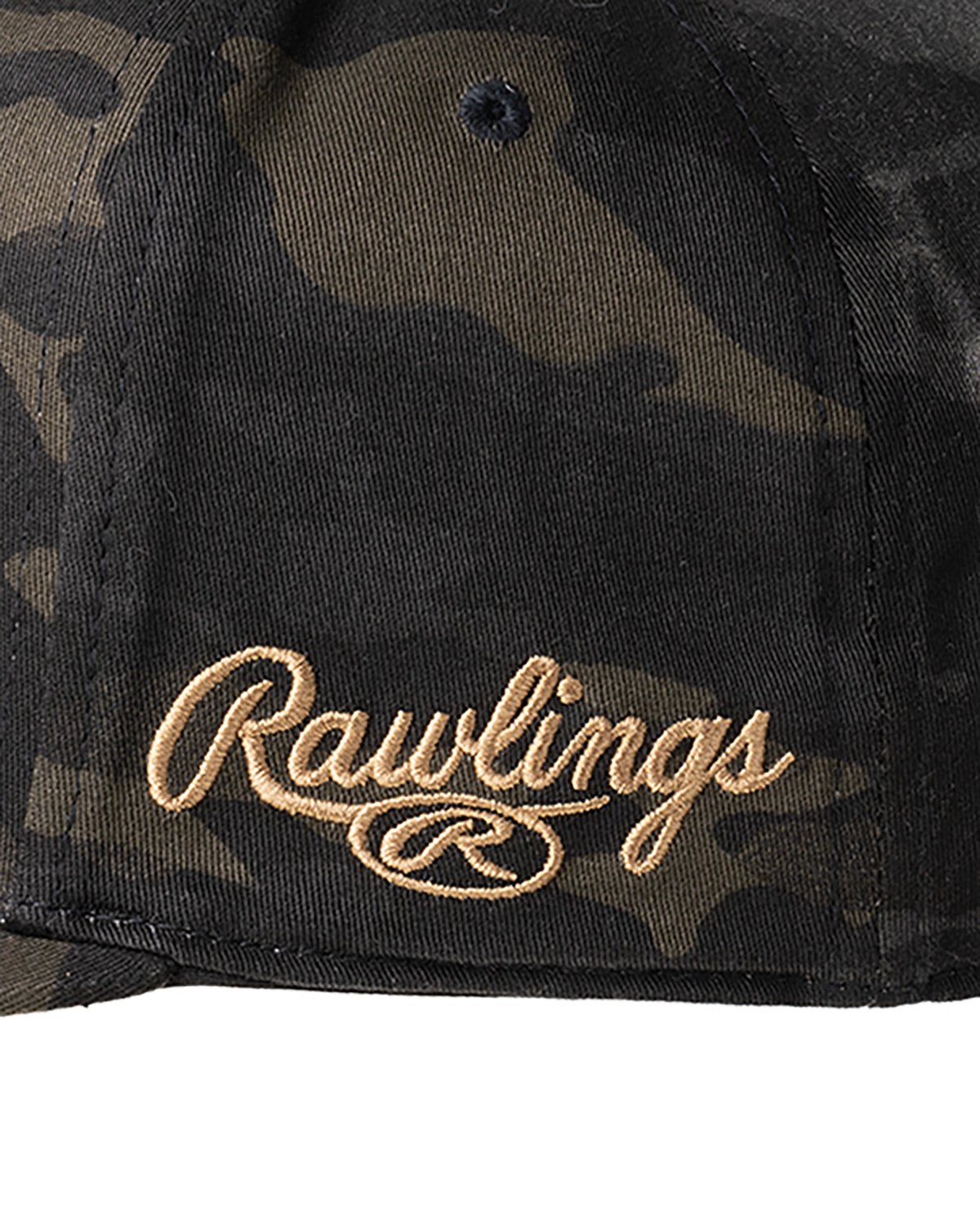 Black Clover Multicam Woven Patch Flat Snapback Cap - view number 7