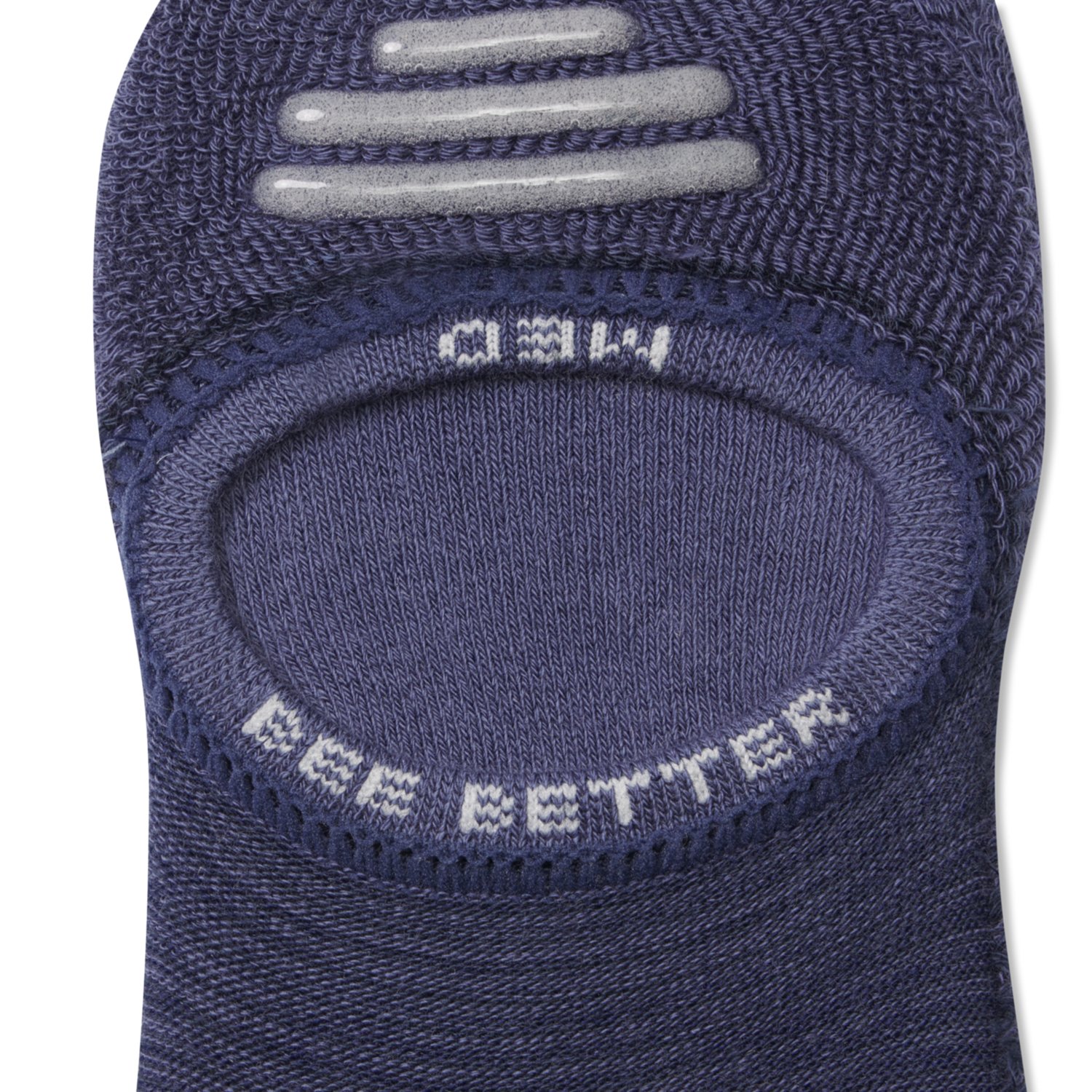 Bombas Women's Solid Feedstripe Cushioned No Show Socks - view number 4