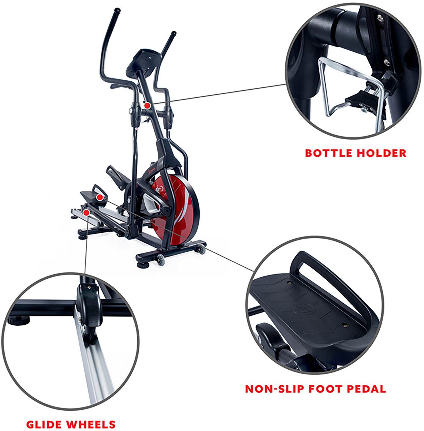 Sunny Health & Fitness Magnetic Elliptical Trainer - view number 6