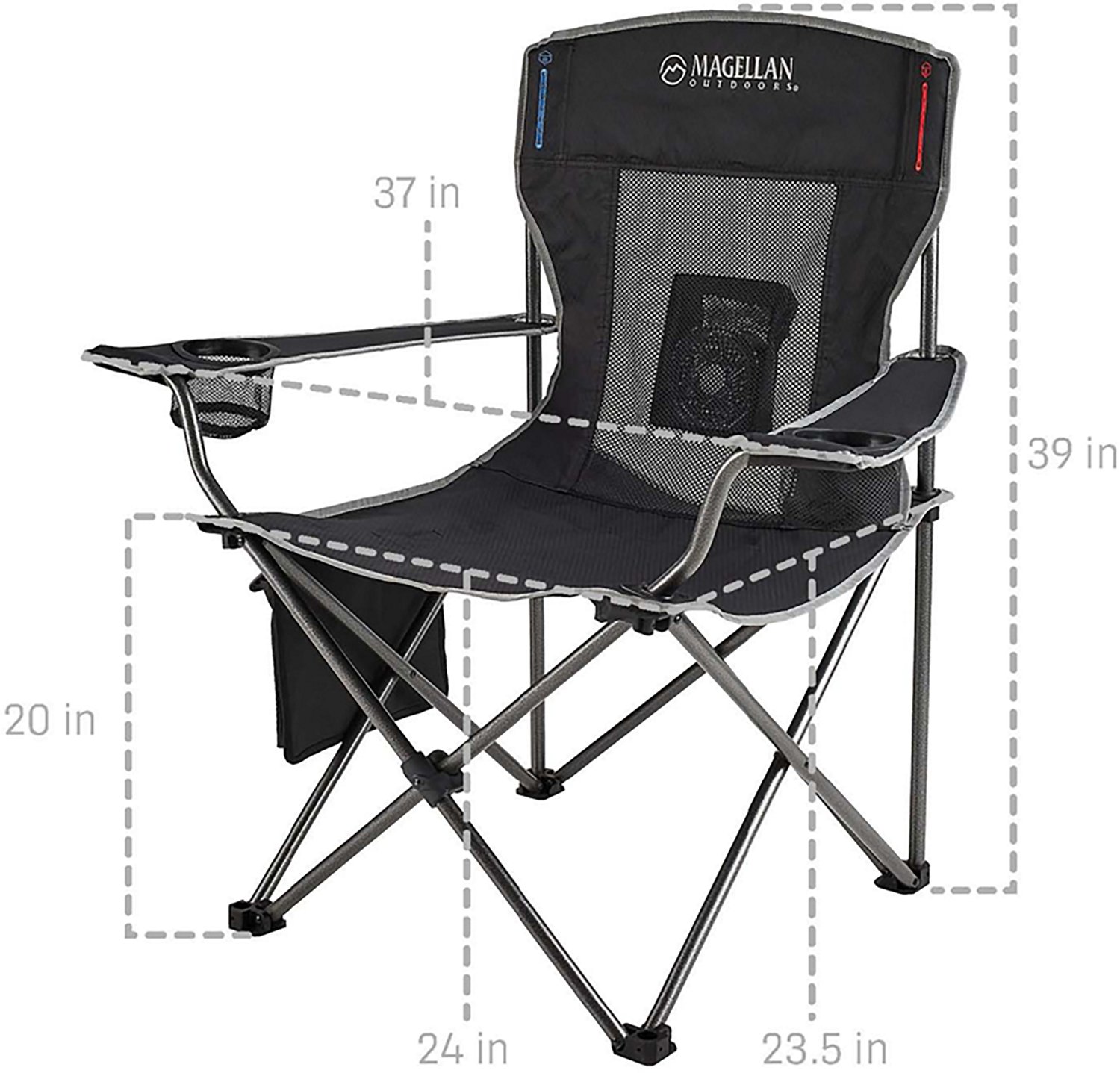 Magellan Outdoors Cooling and Heating Folding Chair - view number 8