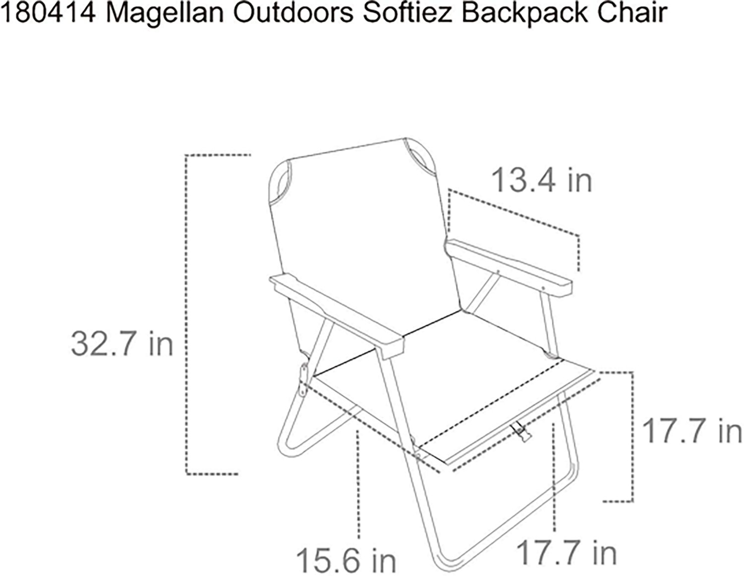 Magellan Outdoors Softiez Backpack Chair - view number 5