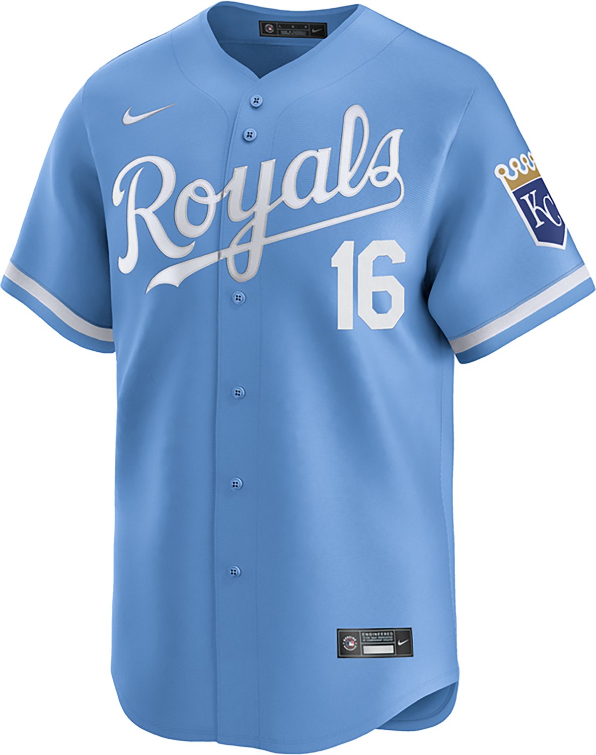 Nike Men's Kansas City Royals Jackson Limited Name and Number Alternate Jersey - view number 2