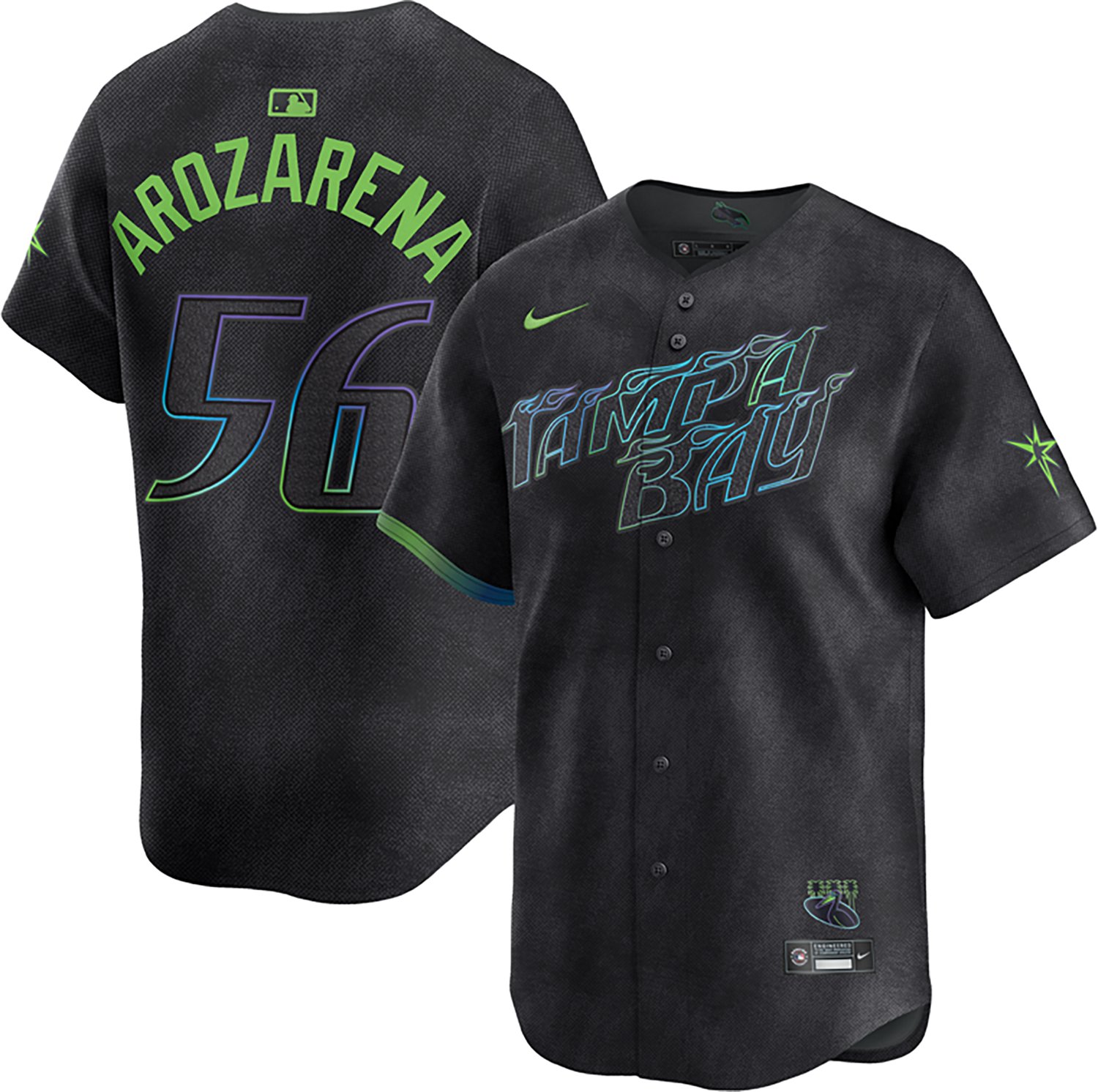 Nike Men's Tampa Bay Rays Arozarena Limited City Connect Jersey