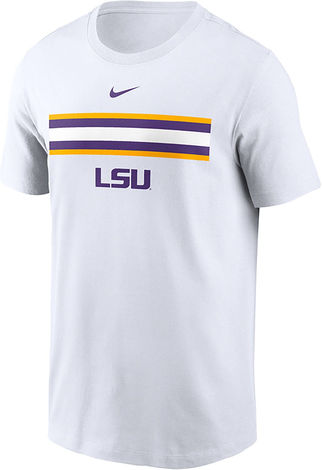 Nike Men's LSU Stripe Cotton T-shirt - view number 2