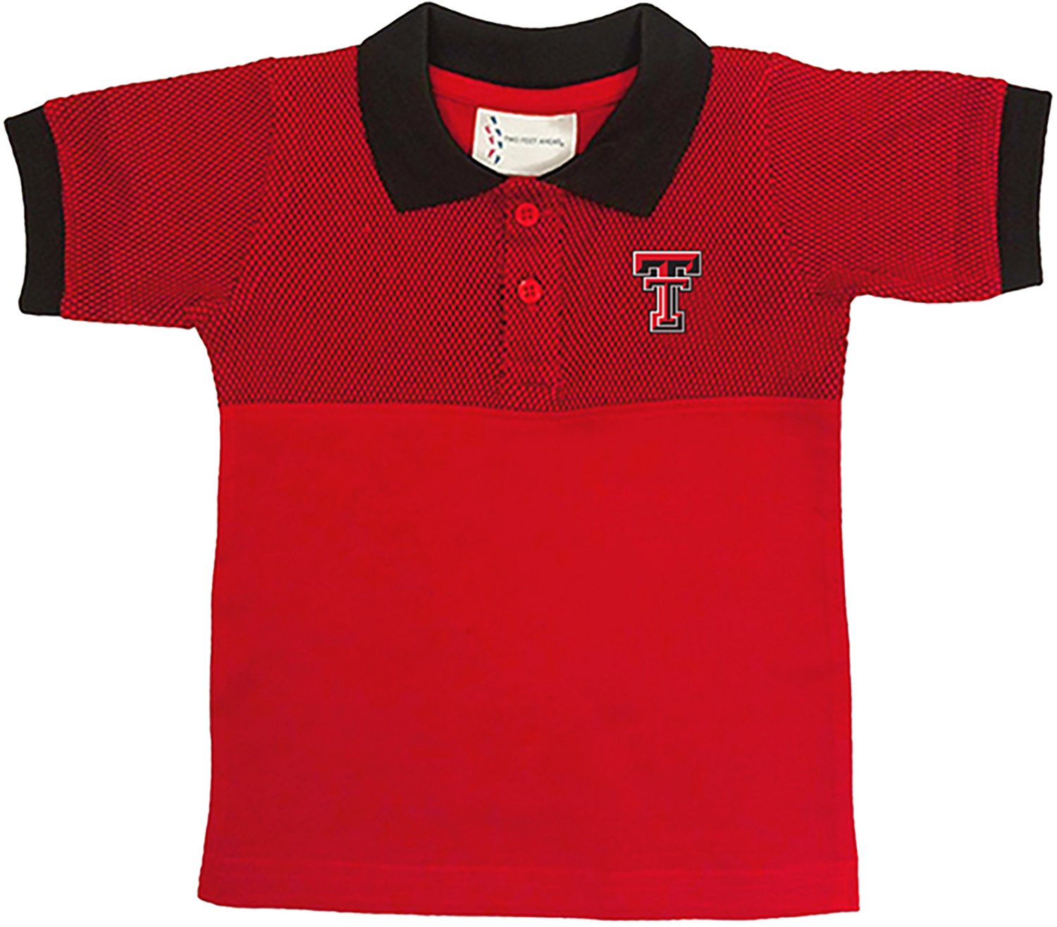 Two Feet Ahead Youth's Texas Tech University Red Raiders Honeycomb Polo - view number 1