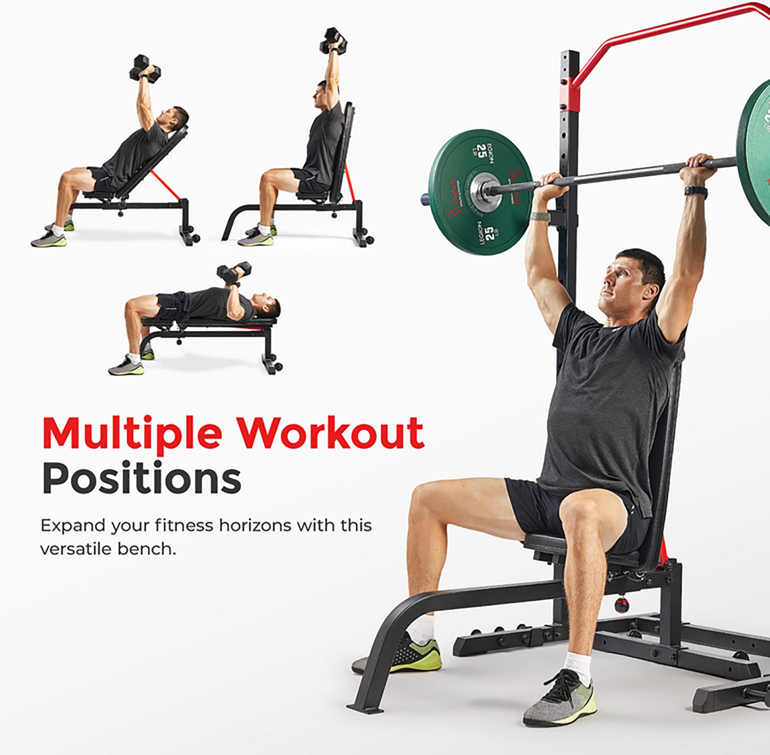 Sunny Health & Fitness Adjustable Multifunction Weight Bench - view number 2