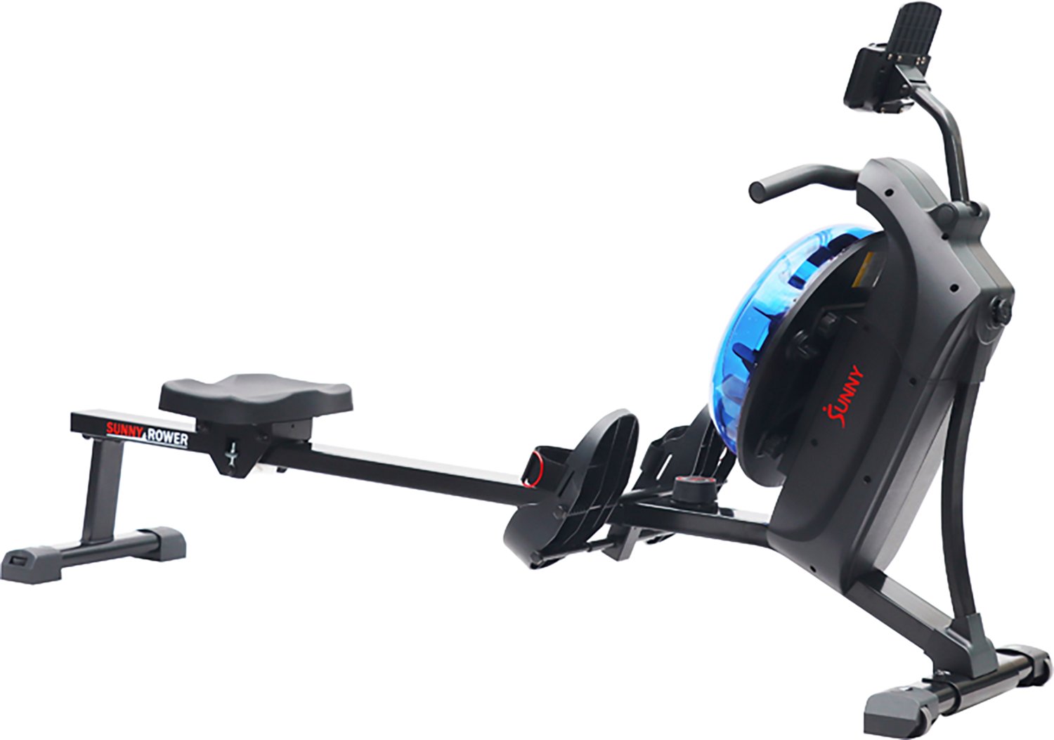 Sunny Health & Fitness Hydro + Dual-Resistance Smart Magnetic Water Rowing Machine - view number 8