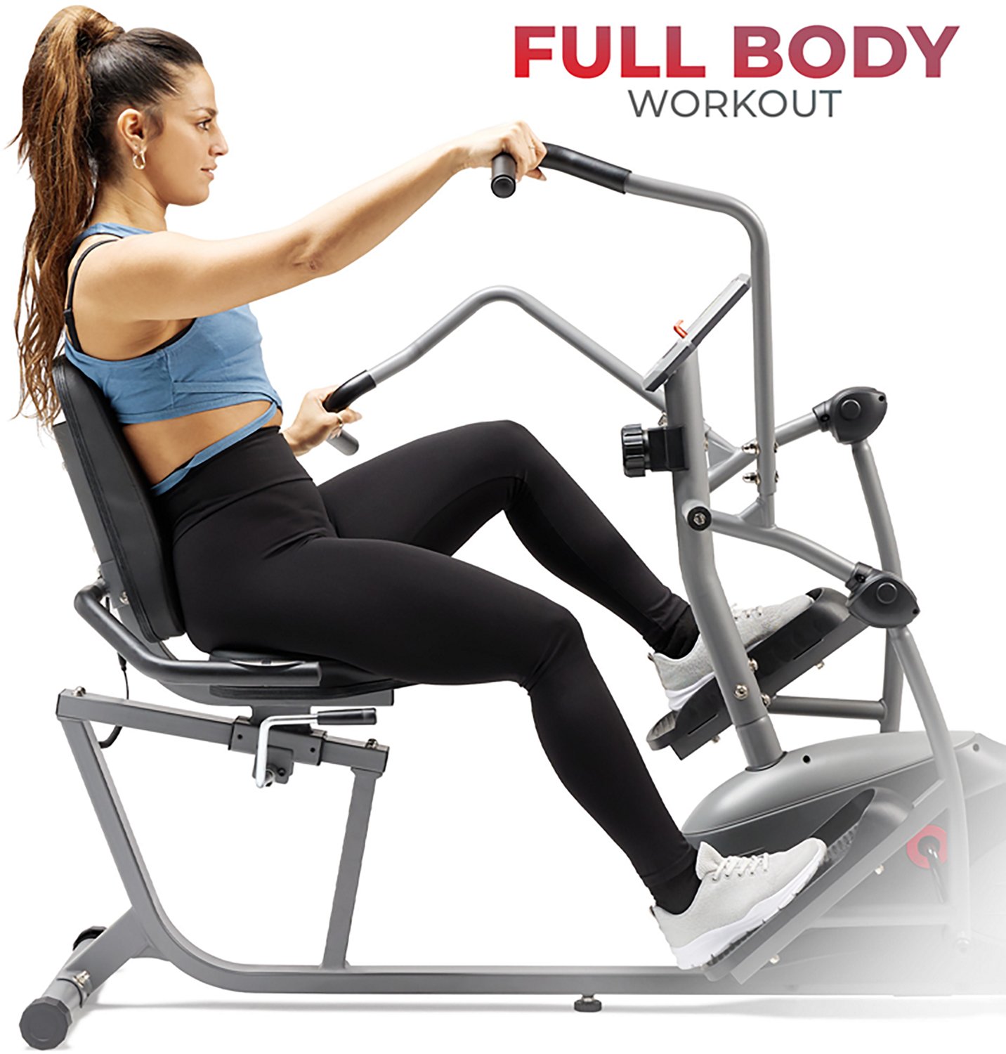 Sunny Health & Fitness Performance Interactive Series Recumbent Elliptical                                                       - view number 3