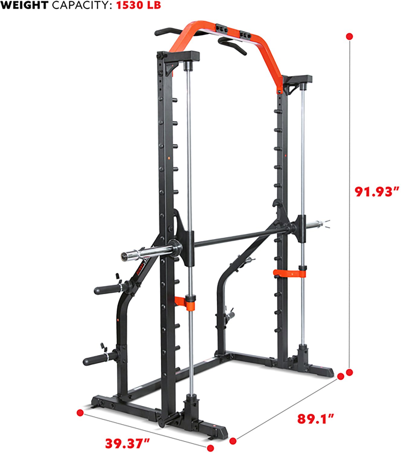 Sunny Health & Fitness Smith Machine Squat Rack Essential Series II - view number 6