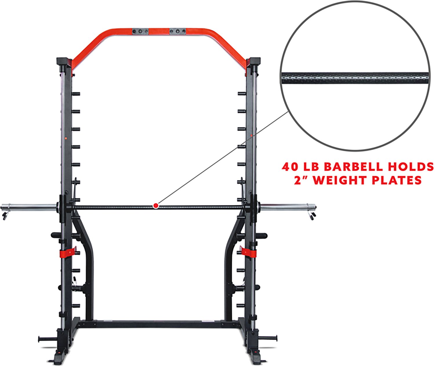 Sunny Health & Fitness Smith Machine Squat Rack Essential Series II - view number 7