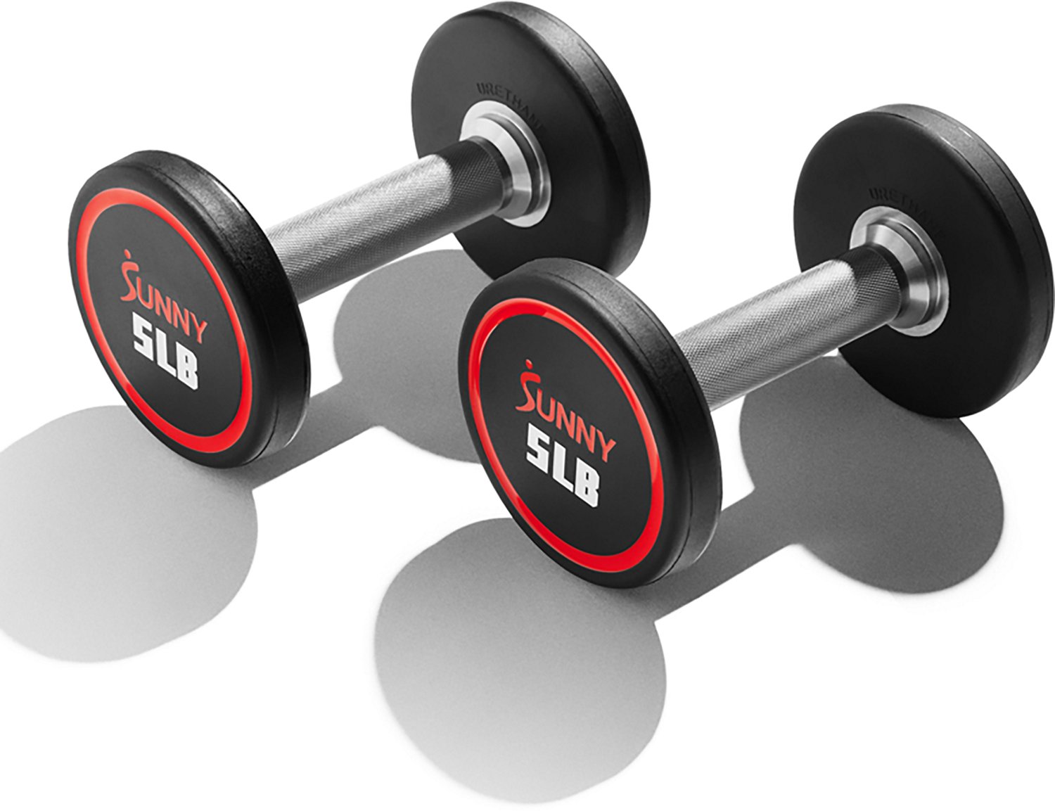 Sunny Health & Fitness Signature Style 25 lb Polyurethane Round Dumbbell - view number 2