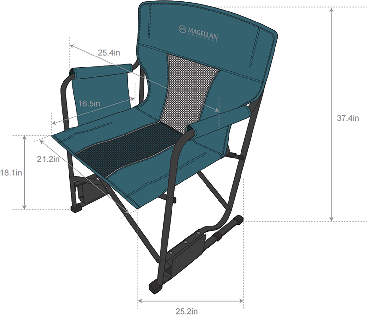 Magellan Outdoors Odyssey Rocker Chair - view number 8