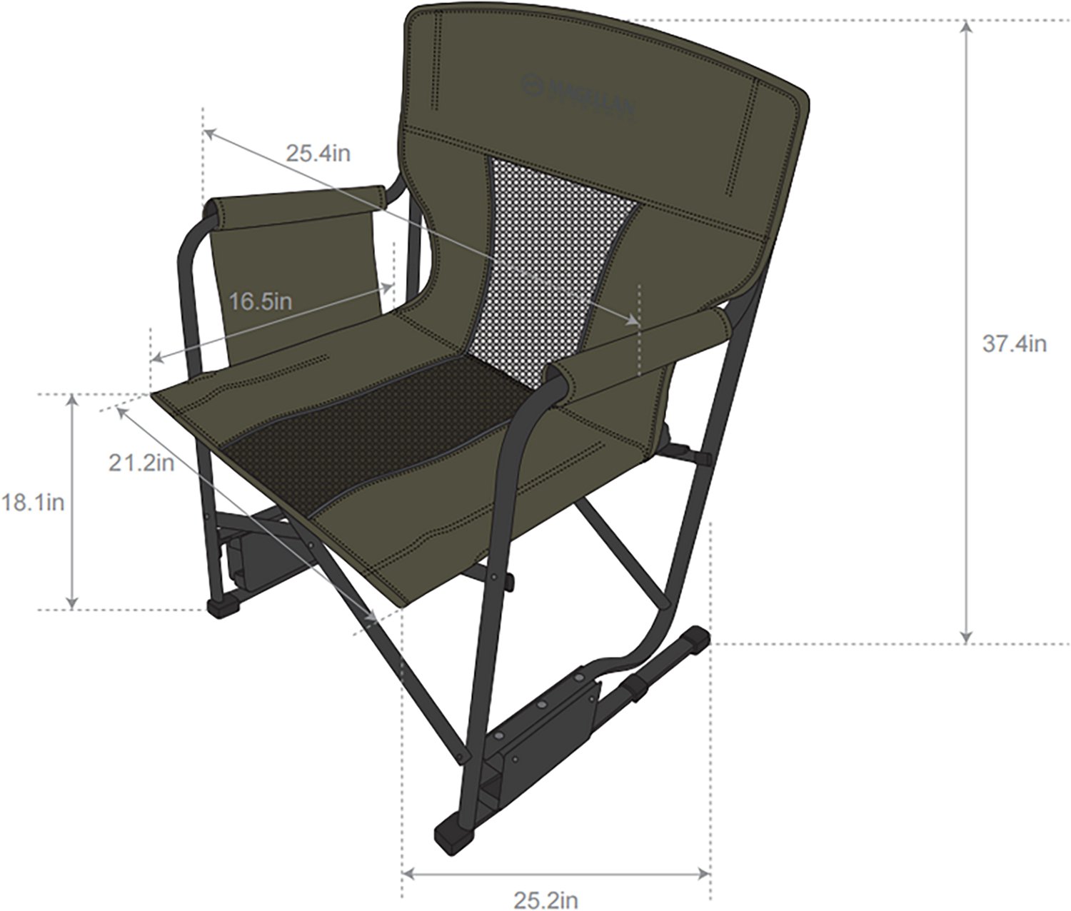Magellan Outdoors Odyssey Rocker Chair - view number 8
