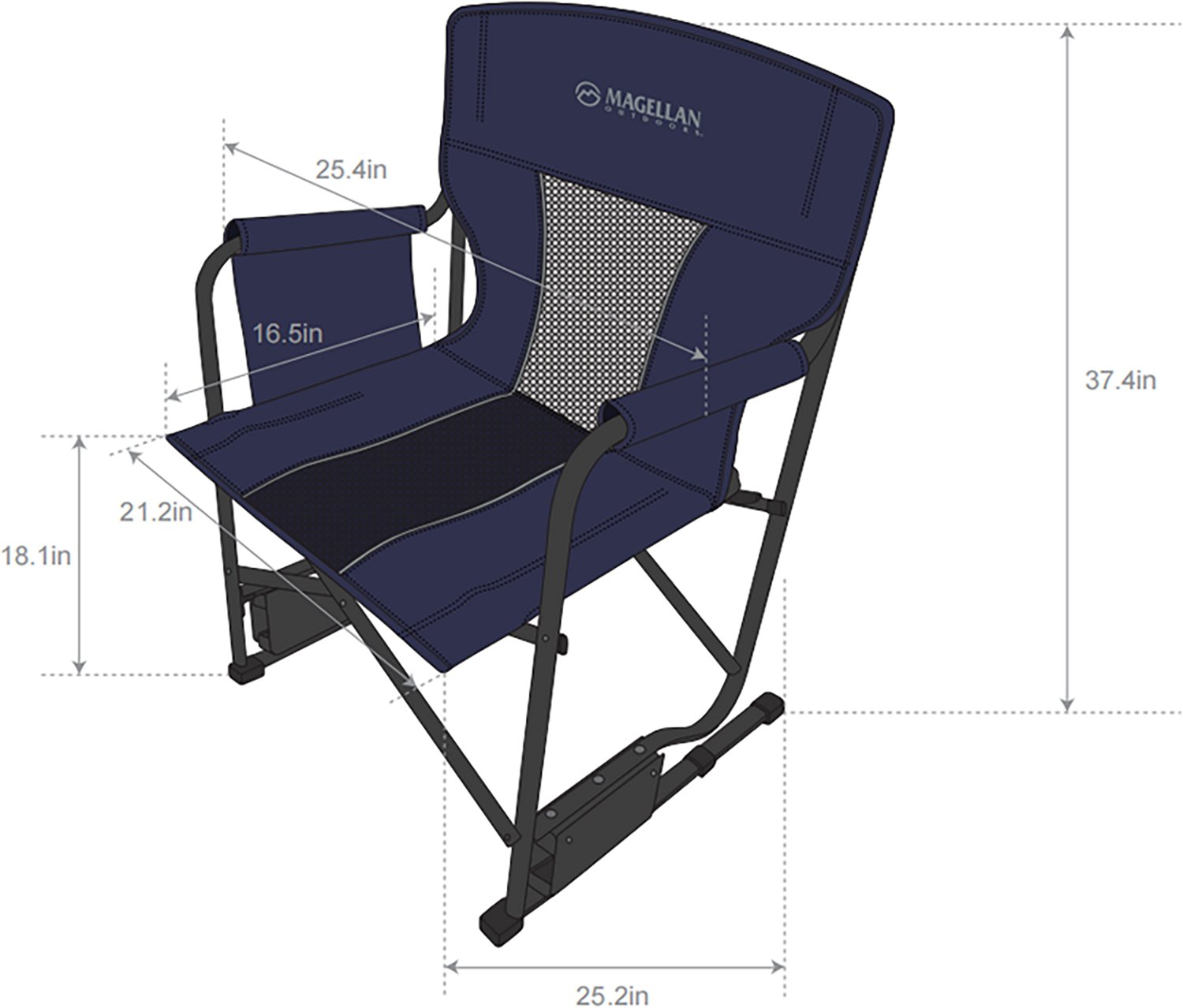 Magellan Outdoors Odyssey Rocker Chair - view number 8
