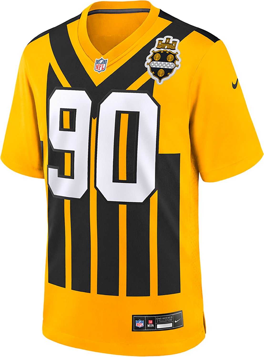 Nike Men's Steelers T.J. Watt #90 Name & Number Alternate Game Jersey - view number 2