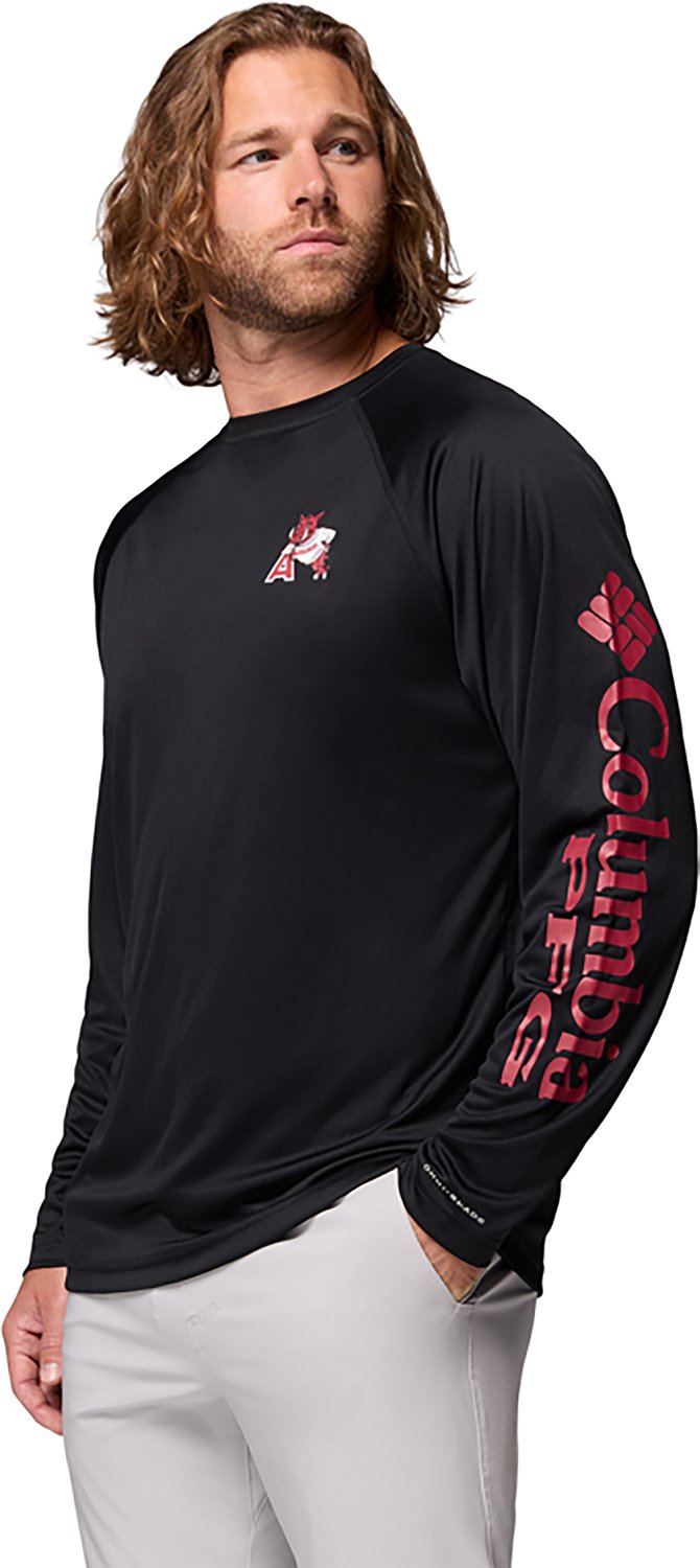 Columbia Sportswear Men's Arkansas CLG Vault Terminal Tackle Long Sleeve Shirt - view number 2