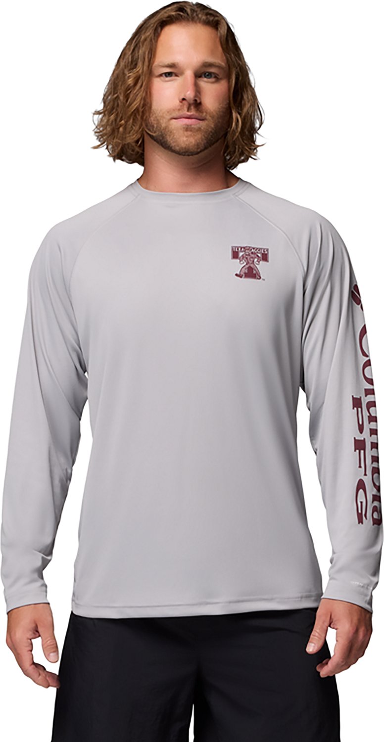 Columbia Sportswear Men's Texas A&M CLG Vault Terminal Tackle Long Sleeve Shirt - view number 3
