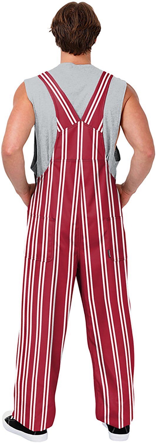 FOCO Men's Alabama Sideline Spirit Stripe Overalls - view number 2