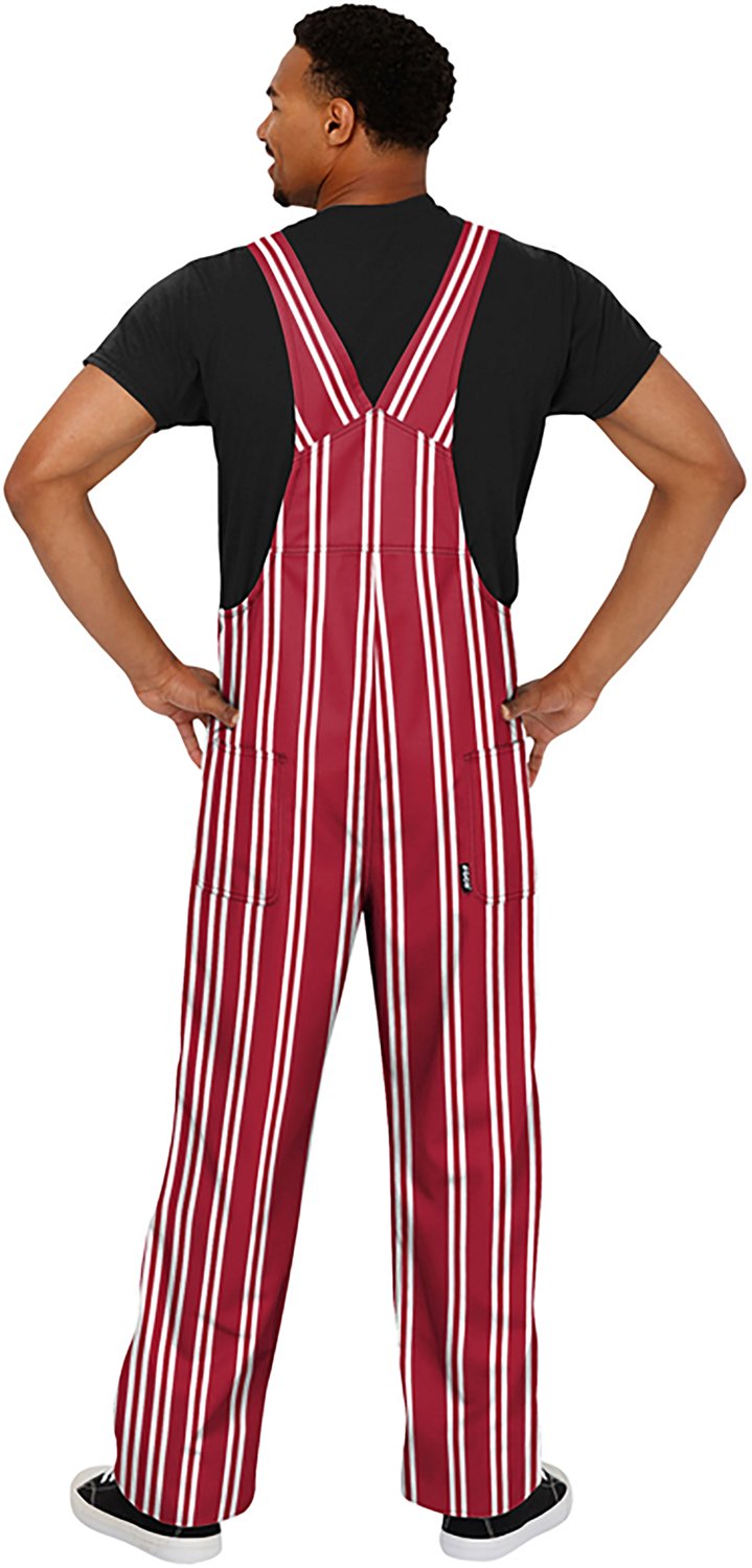 FOCO Men's Arkansas Sideline Spirit Stripe Overalls - view number 2